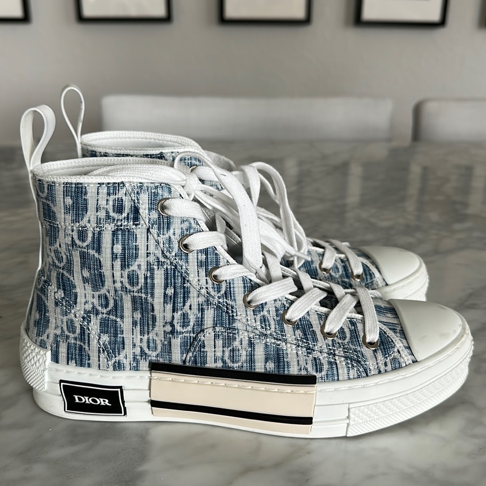 DIOR b23 size 39 denim high top